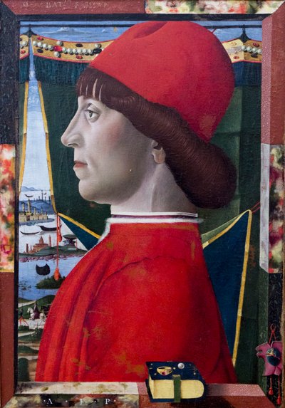 Portrait of a young fiancé or groom by Antonio Leonelli